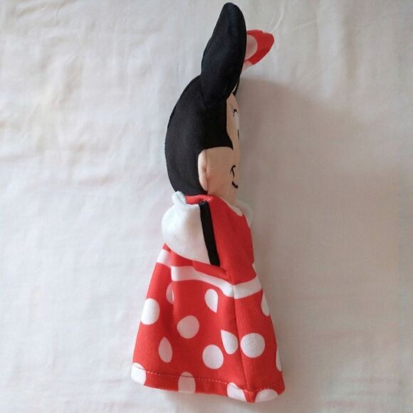 Melissa & Doug Minnie Mouse Puppet Hand Baby Kids Theatre Red White Polka Dot - Picture 8 of 15